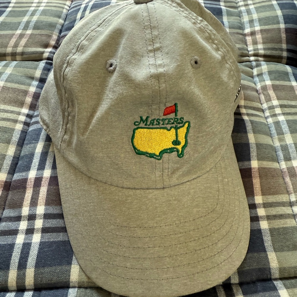 Masters Gray and Green Golf Hat